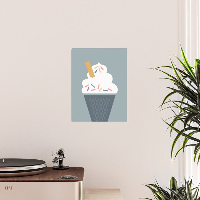 Ice Cream (Blue) Poster Gallery Image 2