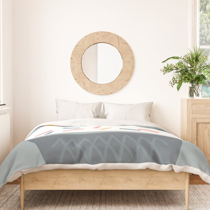 Ice Cream (Blue) Duvet Cover Gallery Image 3