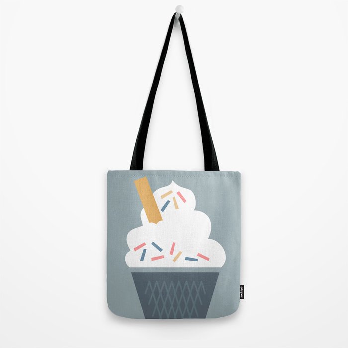 Ice Cream (Blue) Tote Bag Gallery Image 2