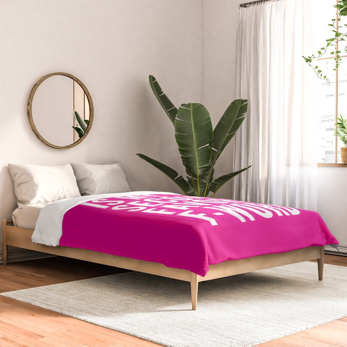 Feminist is My Second Favorite F-Word (Pink) Comforter Gallery Image 2