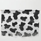 Moo Cow Print Wall Hanging Gallery Image 1