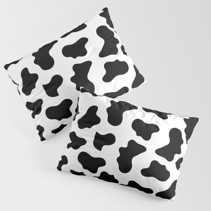 Moo Cow Print Pillow Sham Gallery Image 1