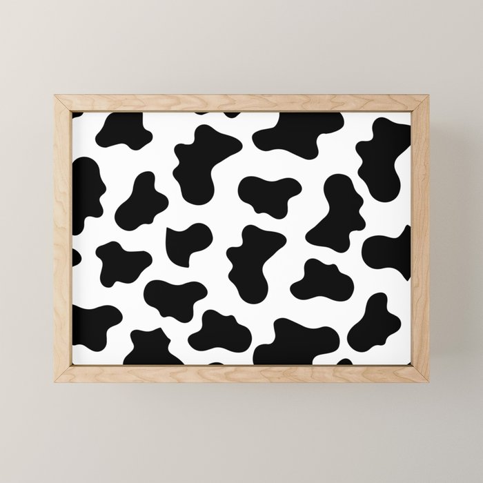 Moo Cow Print Mini Art Print Gallery Image 1