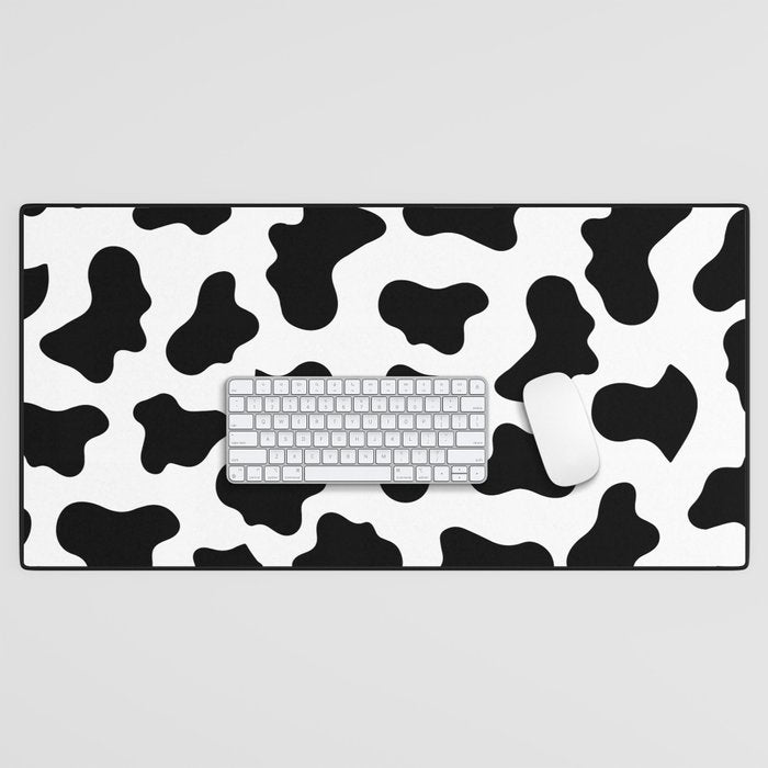 Moo Cow Print Desk Mat Gallery Image 1