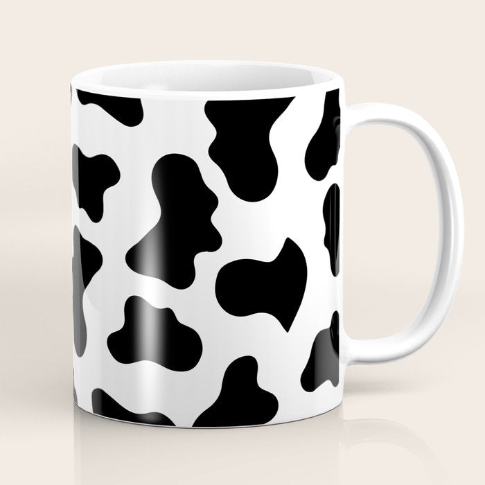 Moo Cow Print Coffee Mug