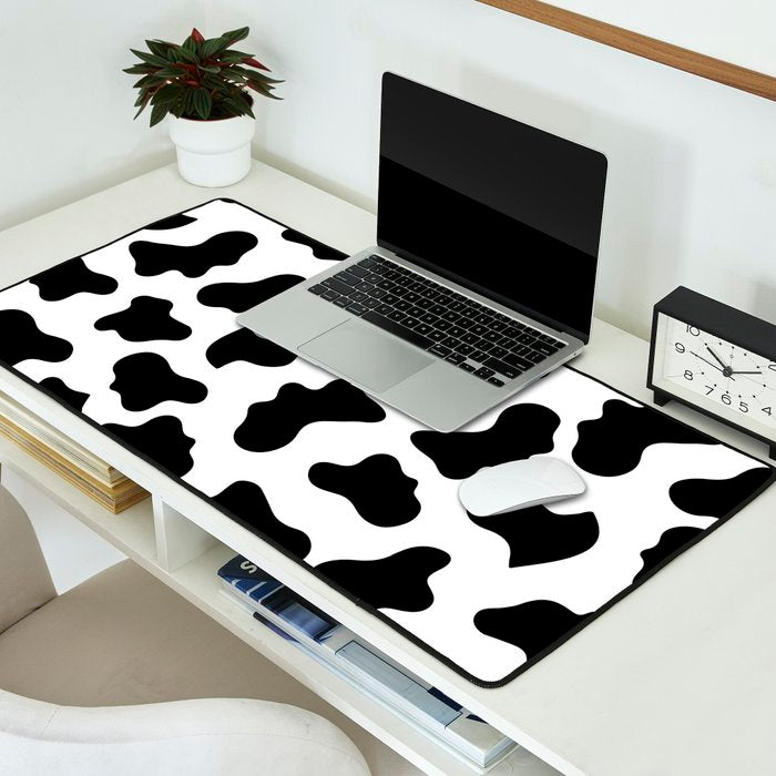 Moo Cow Print Desk Mat Gallery Image 2