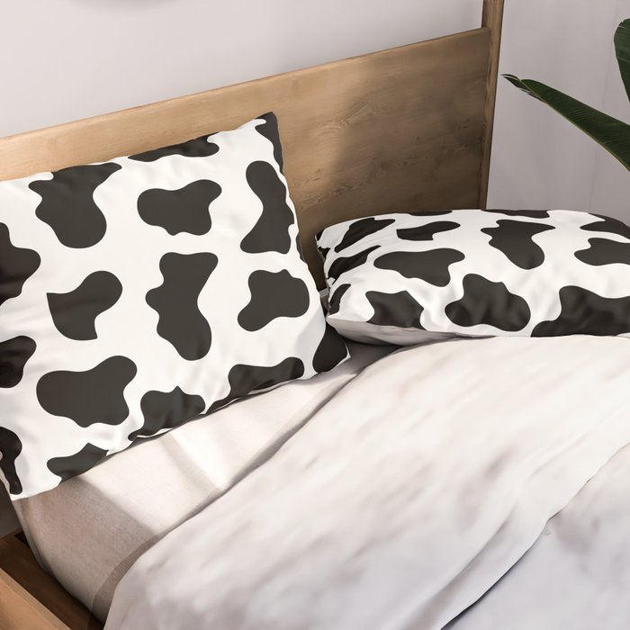 Moo Cow Print Pillow Sham Gallery Image 2