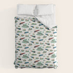 Busy Locomotives - Retro Children's Train Print Comforter Gallery Image 6