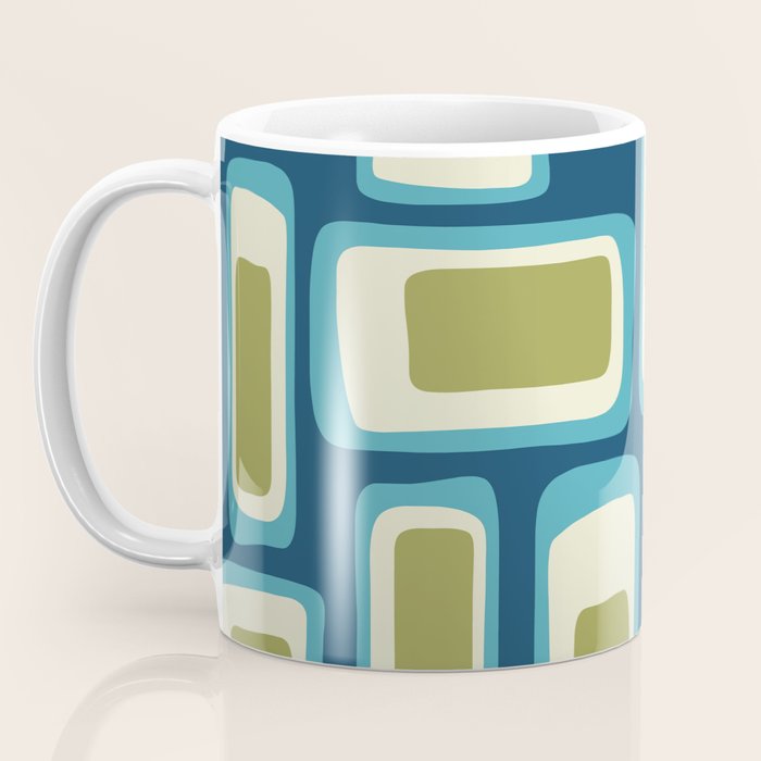 Mid Century Modern Abstract Composition 858 Coffee Mug Gallery Image 3