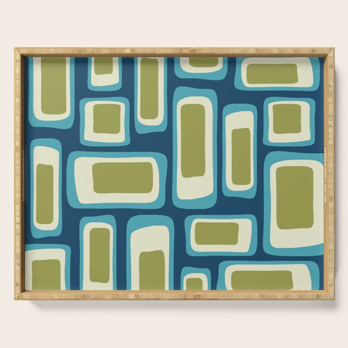 Mid Century Modern Abstract Composition 858 Serving Tray Gallery Image 1