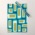 Mid Century Modern Abstract Composition 858 Wrapping Paper Gallery Image 1