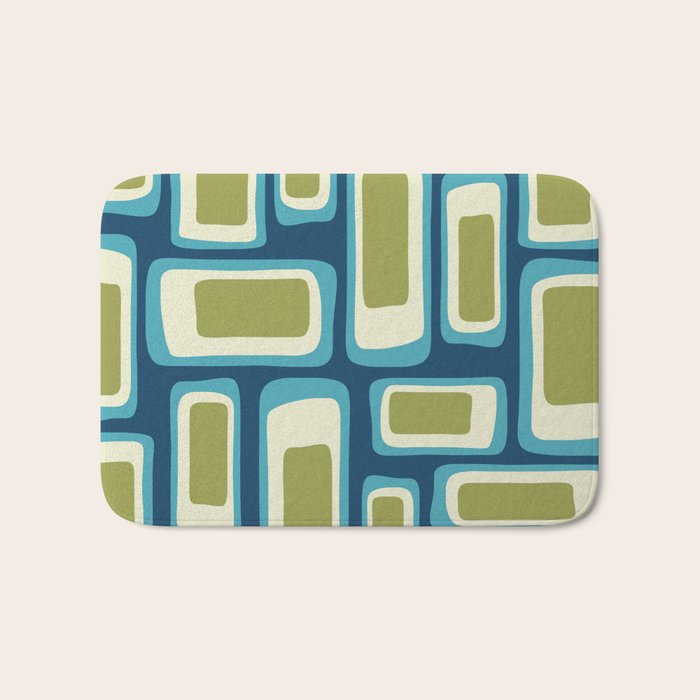 Mid Century Modern Abstract Composition 858 Bath Mat Gallery Image 1