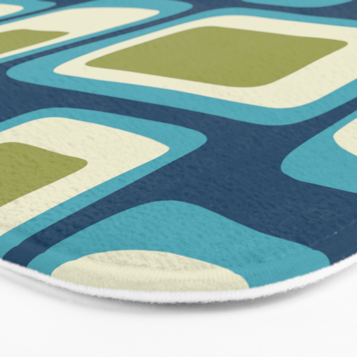 Mid Century Modern Abstract Composition 858 Bath Mat Gallery Image 3