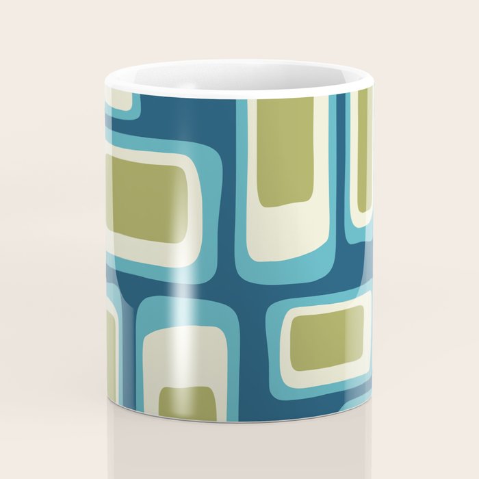 Mid Century Modern Abstract Composition 858 Coffee Mug Gallery Image 4