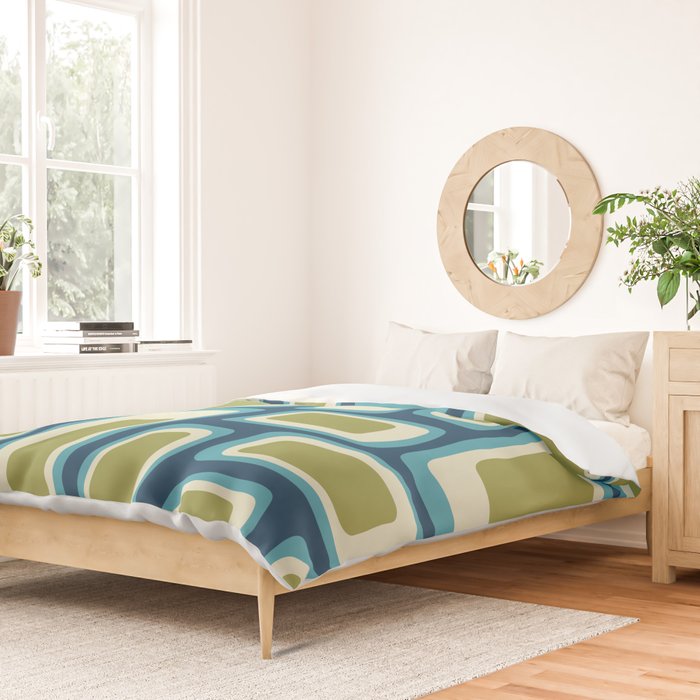 Mid Century Modern Abstract Composition 858 Duvet Cover Gallery Image 2