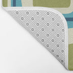 Mid Century Modern Abstract Composition 858 Bath Mat Gallery Image 2