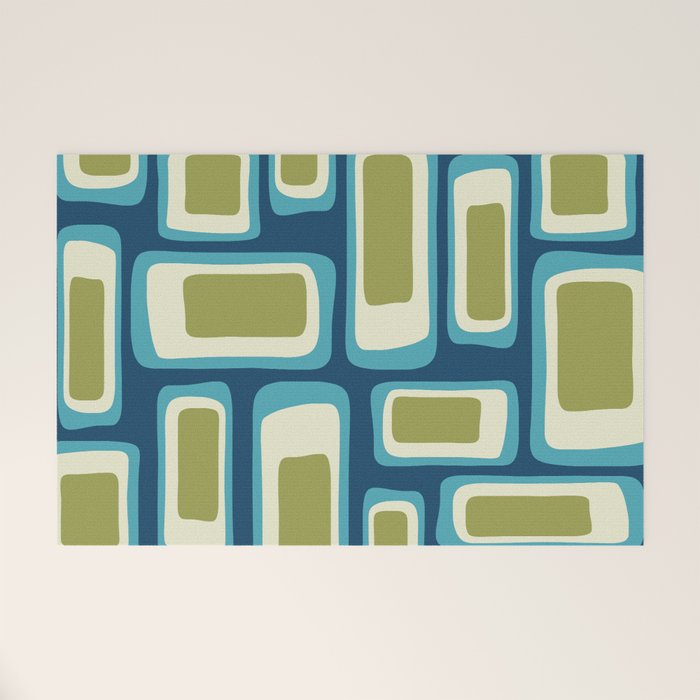 Mid Century Modern Abstract Composition 858 Welcome Mat Gallery Image 1