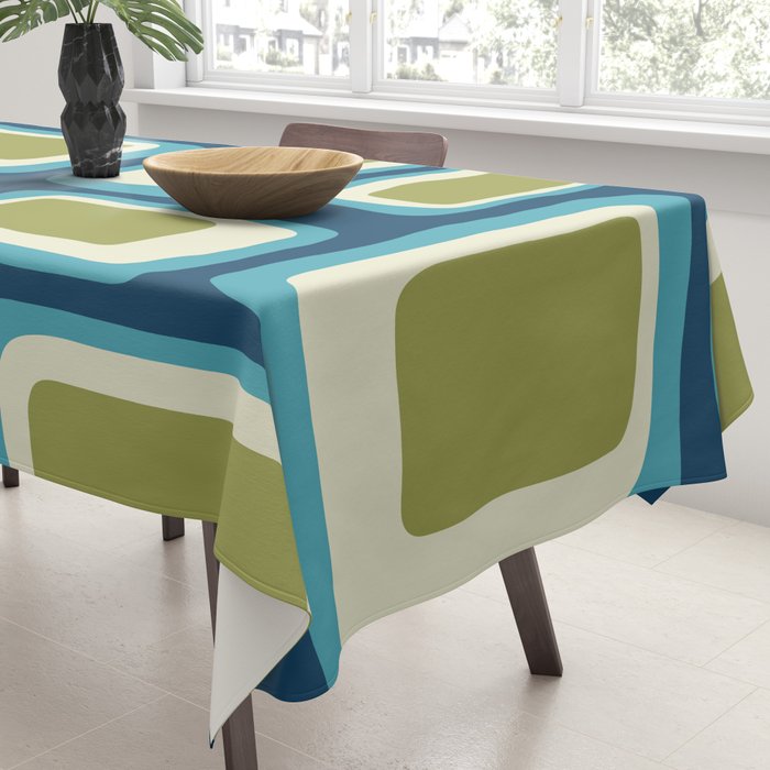 Mid Century Modern Abstract Composition 858 Tablecloth Gallery Image 3