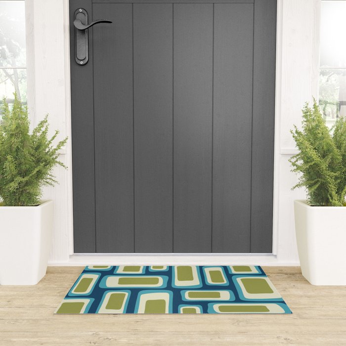 Mid Century Modern Abstract Composition 858 Welcome Mat Gallery Image 3
