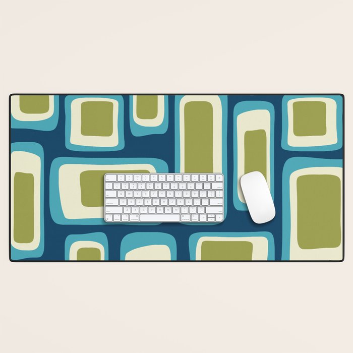 Mid Century Modern Abstract Composition 858 Desk Mat Gallery Image 1