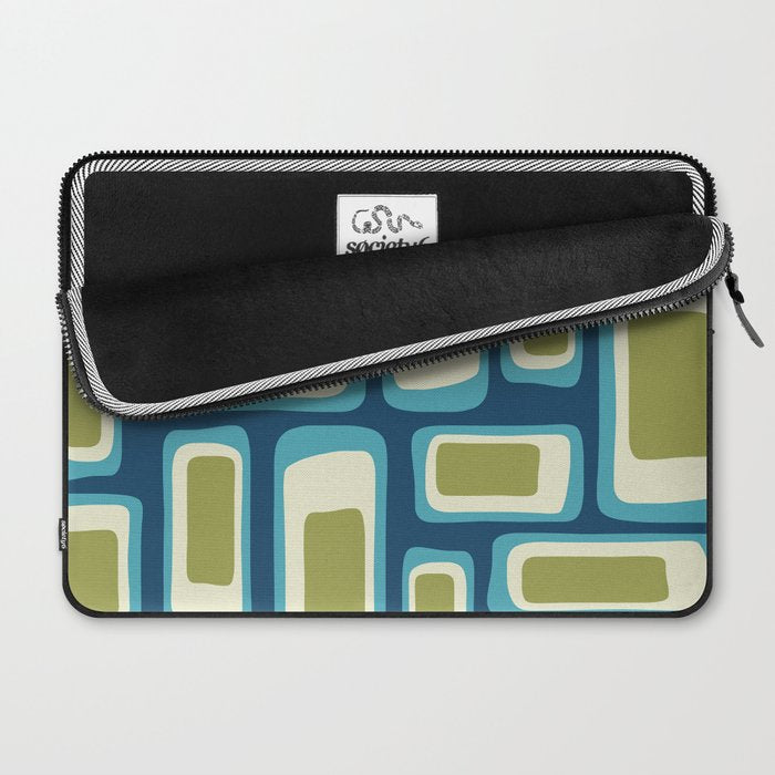 Mid Century Modern Abstract Composition 858 Laptop Sleeve Gallery Image 2