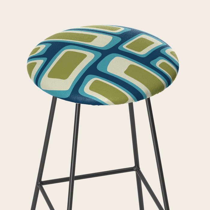 Mid Century Modern Abstract Composition 858 Stool Gallery Image 2