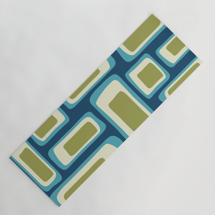Mid Century Modern Abstract Composition 858 Yoga Mat Gallery Image 1