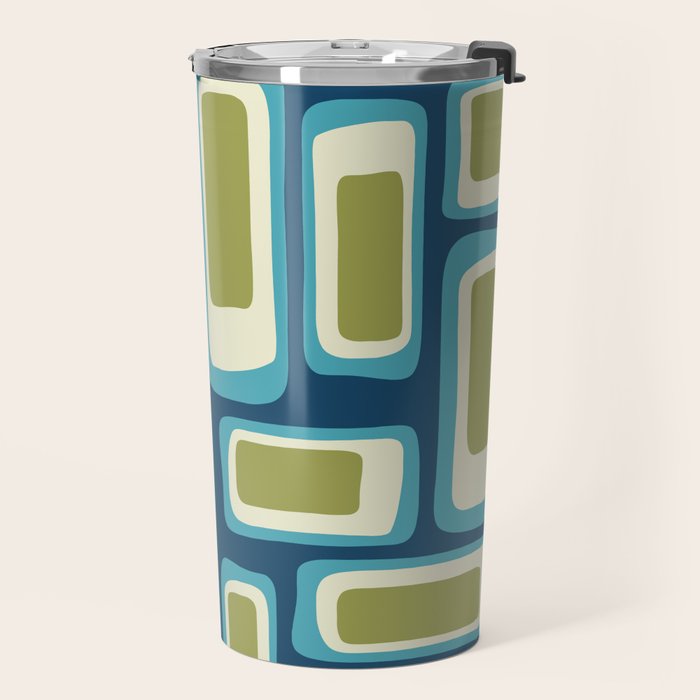 Mid Century Modern Abstract Composition 858 Travel Mug Gallery Image 2