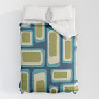 Mid Century Modern Abstract Composition 858 Comforter Gallery Image 6