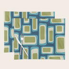 Mid Century Modern Abstract Composition 858 Placemat Gallery Image 1