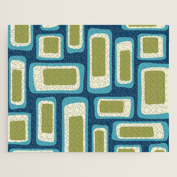 Mid Century Modern Abstract Composition 858 Jigsaw Puzzle Gallery Image 1