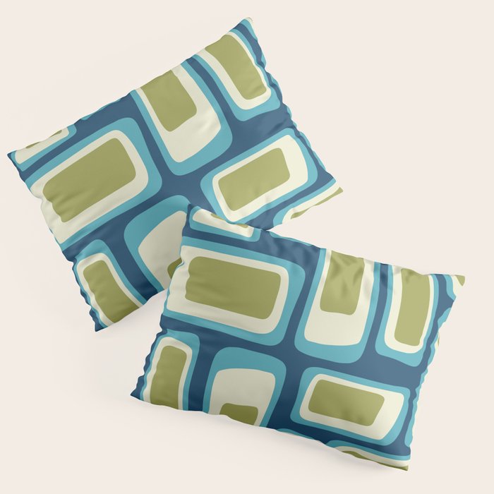 Mid Century Modern Abstract Composition 858 Pillow Sham Gallery Image 3
