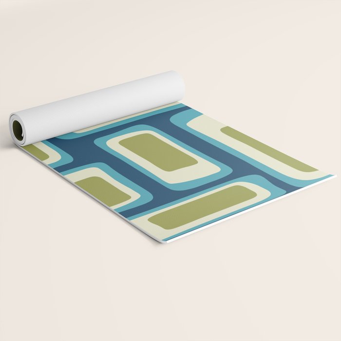 Mid Century Modern Abstract Composition 858 Yoga Mat Gallery Image 2