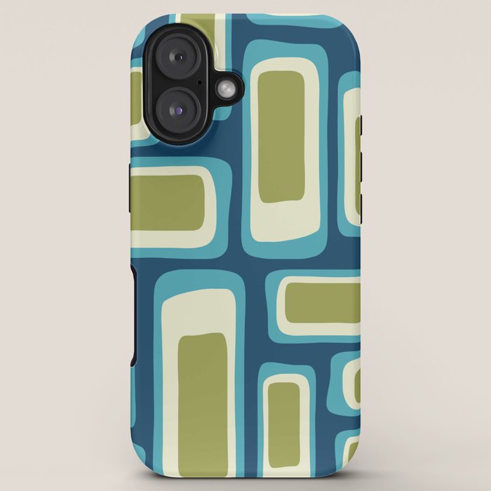 Mid Century Modern Abstract Composition 858 iPhone Case Gallery Image 5