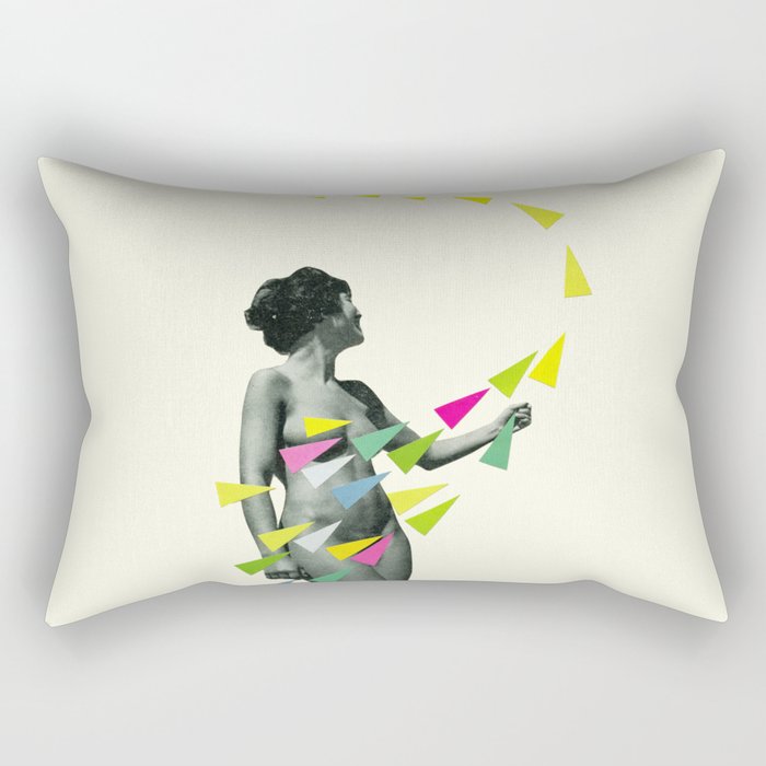 She's a Whirlwind Rectangular Pillow Gallery Image 2