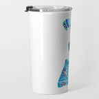 Vintage Rotary Phone - Blue Raspberry Travel Mug Gallery Image 3