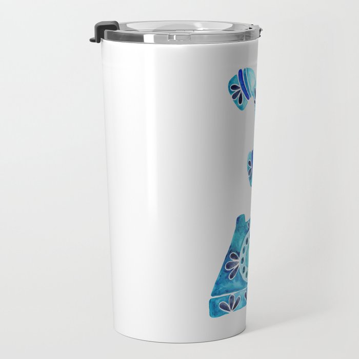 Vintage Rotary Phone - Blue Raspberry Travel Mug Gallery Image 3