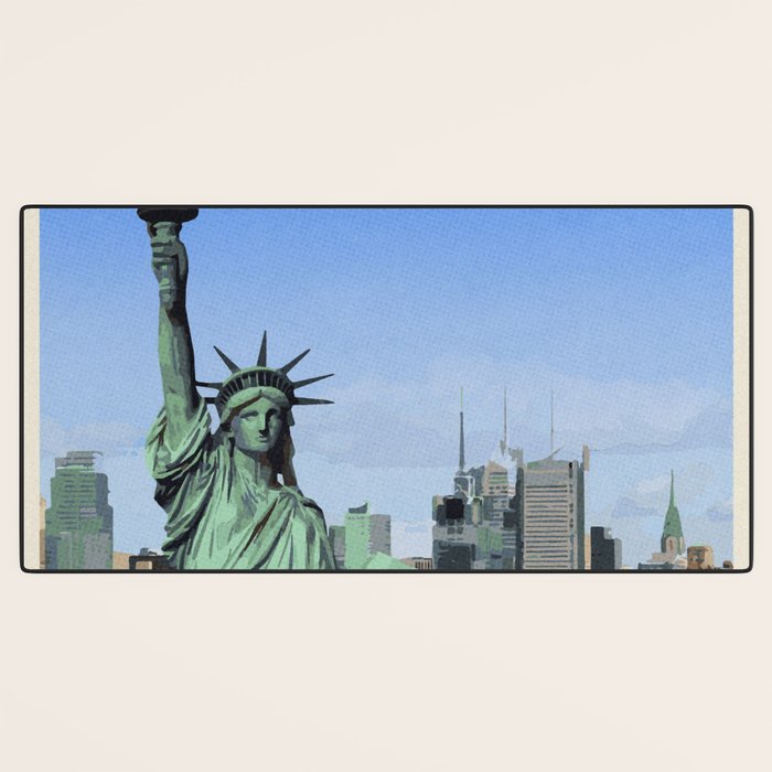 Travel to New York Desk Mat Gallery Image 3