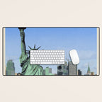 Travel to New York Desk Mat Gallery Image 1