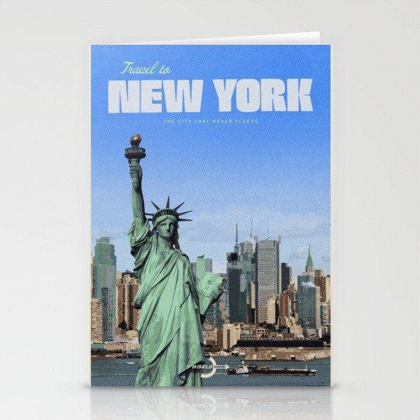 Travel to New York Stationery Card Gallery Image 2