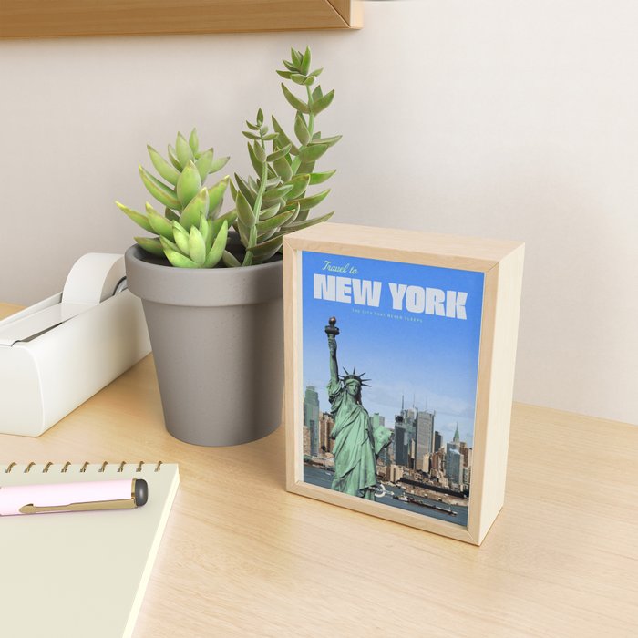 Travel to New York Mini Art Print Gallery Image 2