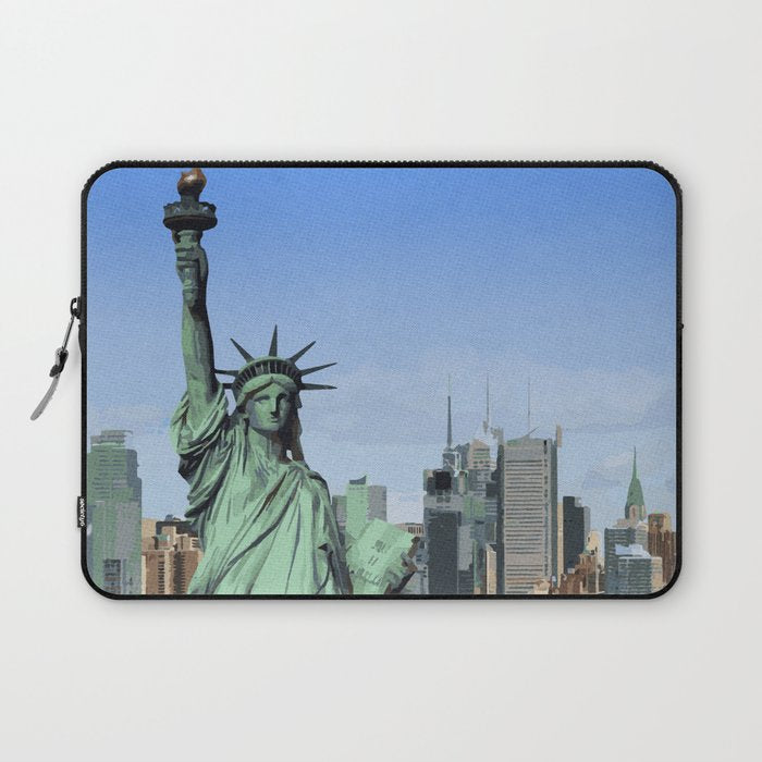 Travel to New York Laptop Sleeve Gallery Image 1