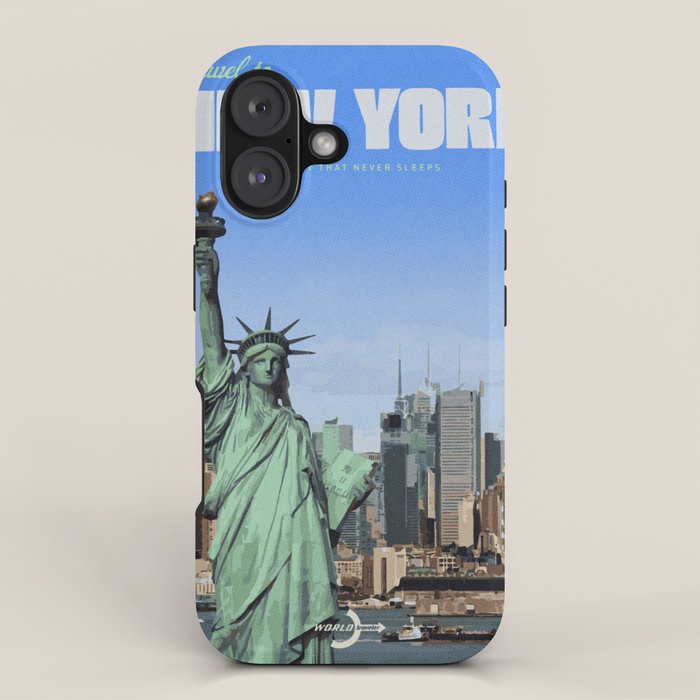 Travel to New York iPhone Case Gallery Image 1