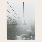 Misty Ski Lift Poster Gallery Image 4