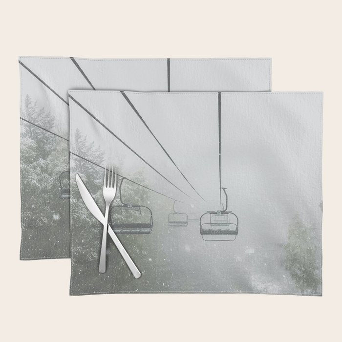 Misty Ski Lift Placemat Gallery Image 1