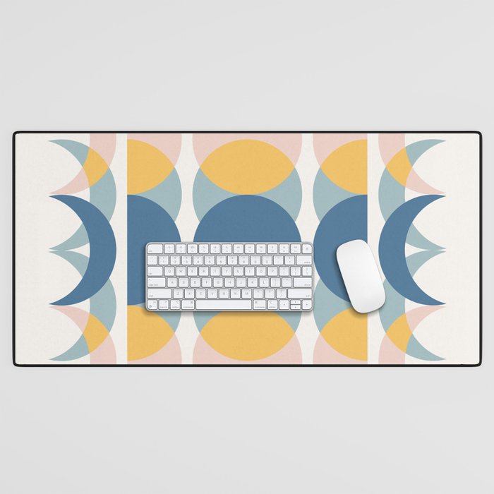 Moon Phases Abstract IV Desk Mat Gallery Image 1