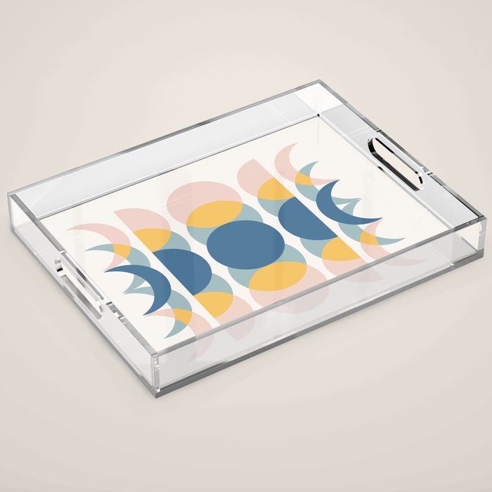 Moon Phases Abstract IV Acrylic Tray Gallery Image 1