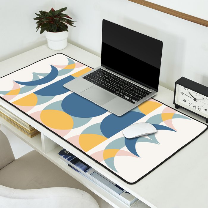 Moon Phases Abstract IV Desk Mat Gallery Image 2