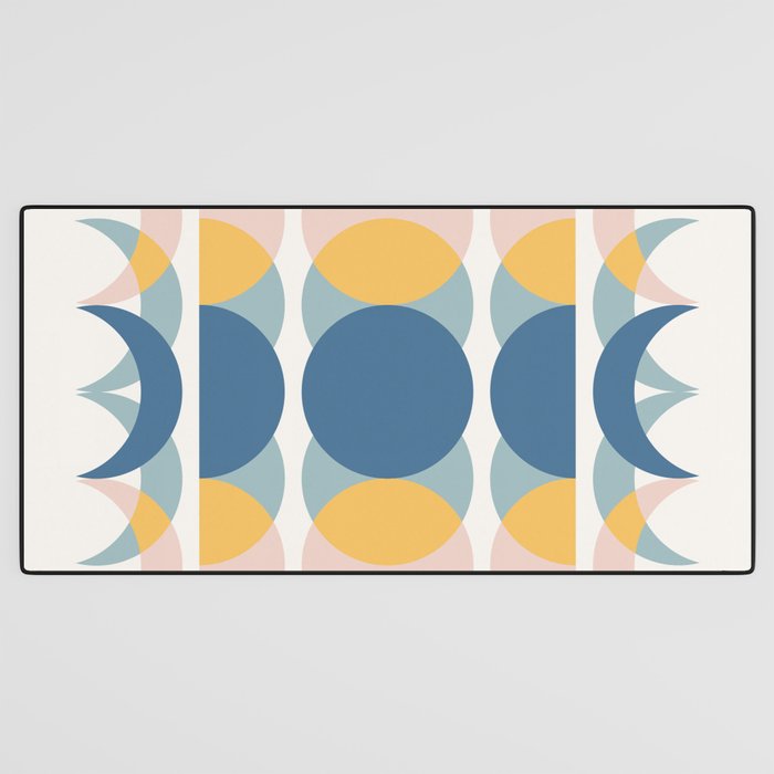 Moon Phases Abstract IV Desk Mat Gallery Image 3