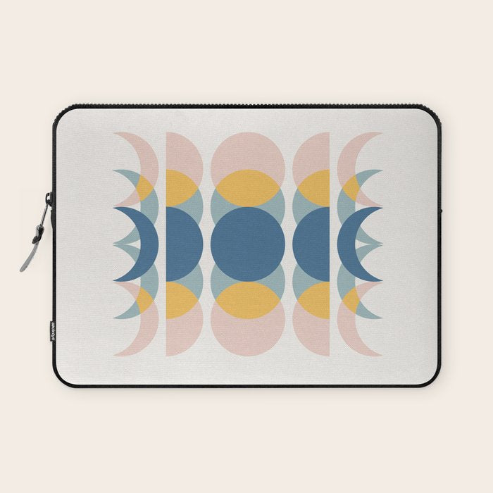 Moon Phases Abstract IV Laptop Sleeve Gallery Image 1